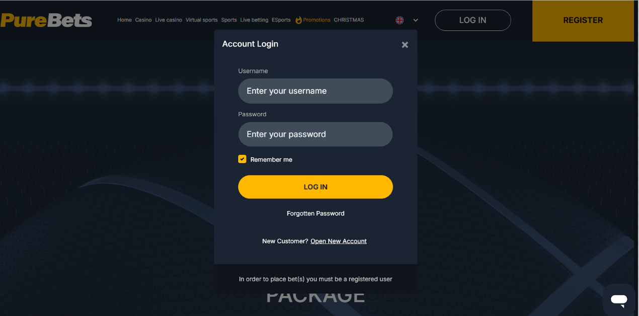 register purebets 4